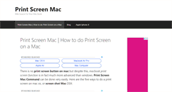 Desktop Screenshot of printscreenmac.com