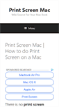 Mobile Screenshot of printscreenmac.com