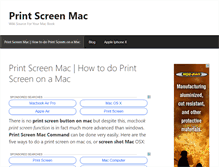 Tablet Screenshot of printscreenmac.com